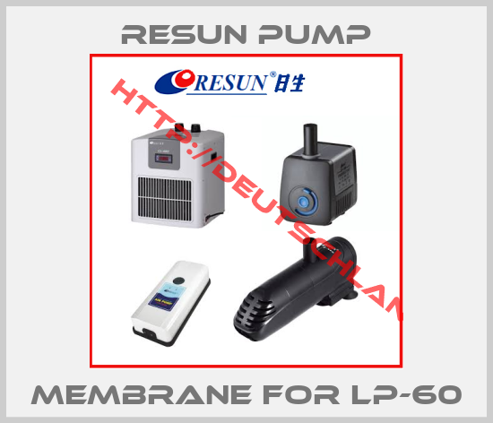 Resun Pump-Membrane For LP-60