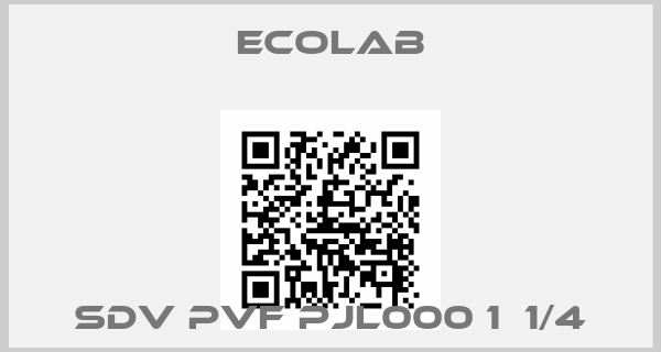 Ecolab-SDV PVF PJL000 1  1/4