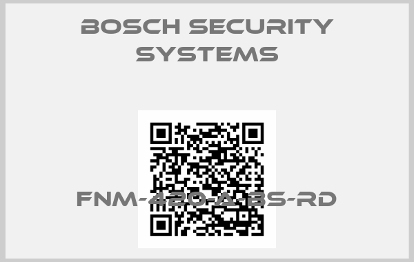 Bosch Security Systems-FNM-420-A-BS-RD