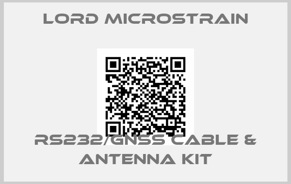 LORD MicroStrain-RS232/GNSS CABLE & ANTENNA KIT