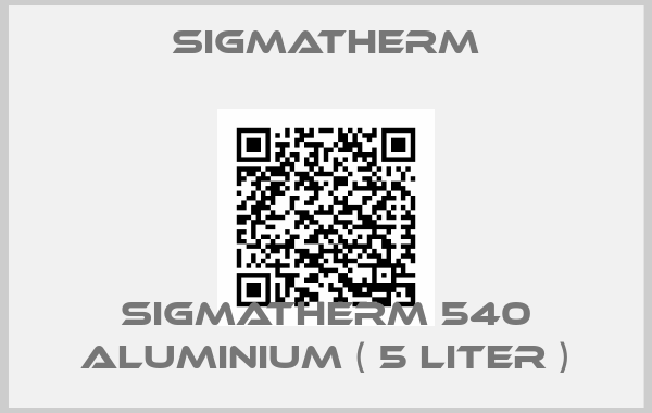Sigmatherm-Sigmatherm 540 Aluminium ( 5 liter )