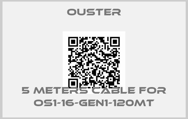 Ouster-5 meters cable for OS1-16-GEN1-120MT