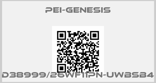 PEI-Genesis-D38999/26WF11PN-UWBSB4