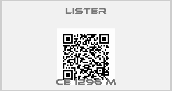 LISTER-CE 1296 M