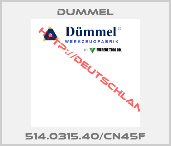 Dummel-514.0315.40/CN45F