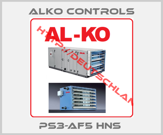 ALKO Controls-PS3-AF5 HNS 