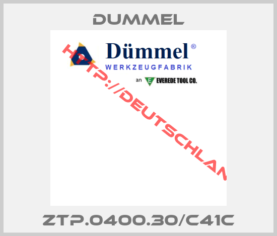 Dummel-ZTP.0400.30/C41C