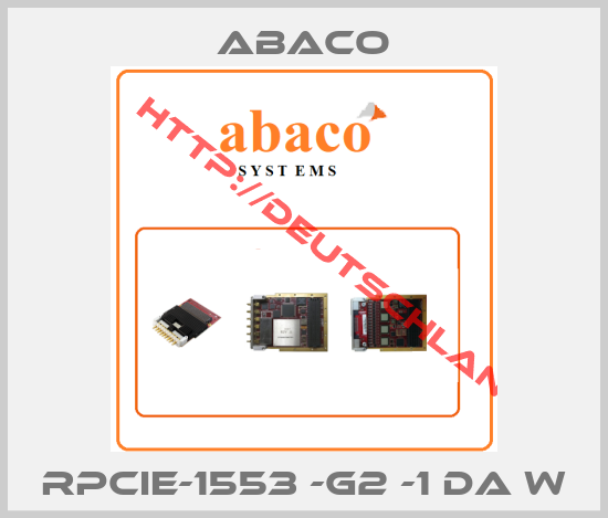 Abaco-RPCIE-1553 -G2 -1 DA W