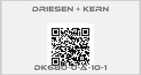 Driesen + Kern-DK680-0-A-10-1