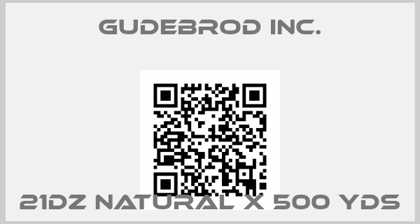 GUDEBROD INC.-21DZ NATURAL X 500 YDS