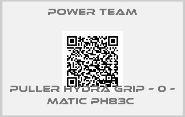 Power team-PULLER HYDRA GRIP – 0 – MATIC PH83C 