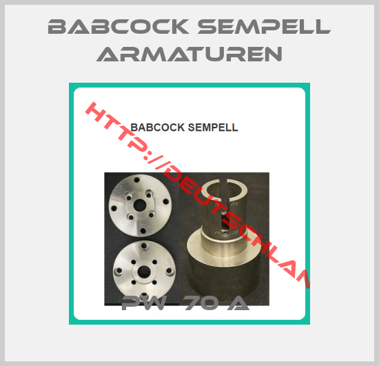 Babcock sempell Armaturen-PW  70 A 