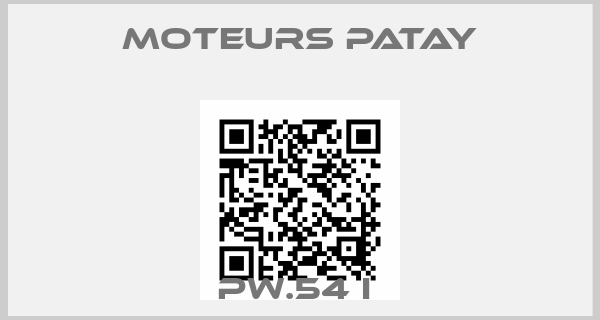 Moteurs Patay-PW.54 I 