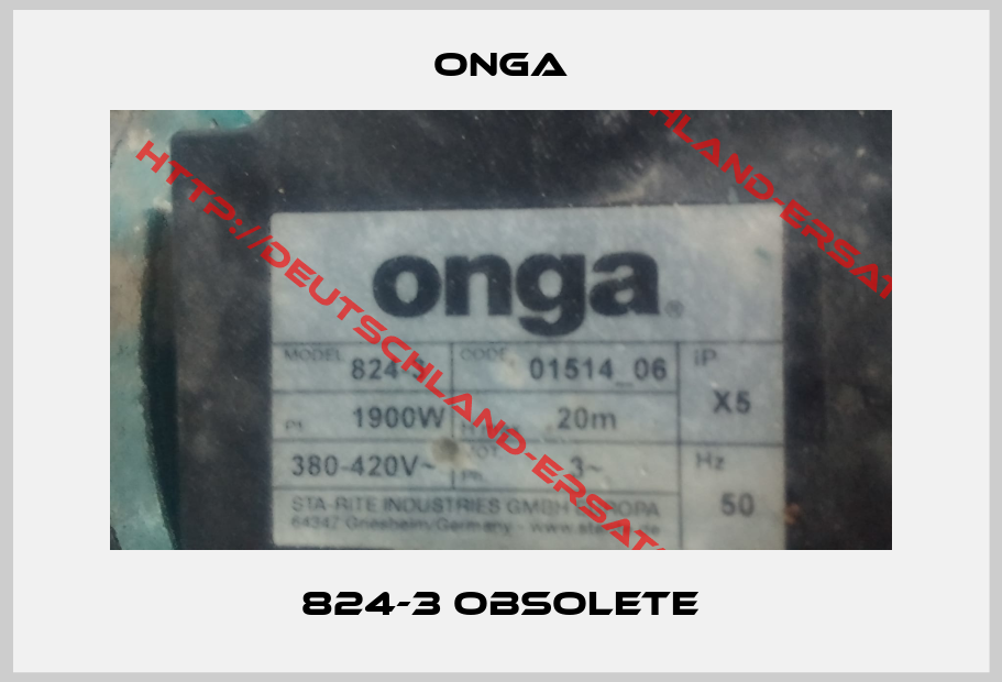 onga-824-3 obsolete