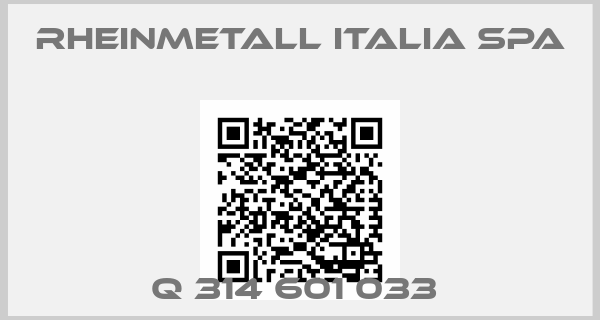 RHEINMETALL ITALIA SPA-Q 314 601 033 