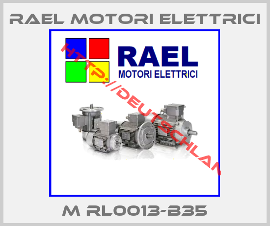 RAEL MOTORI ELETTRICI-M RL0013-B35