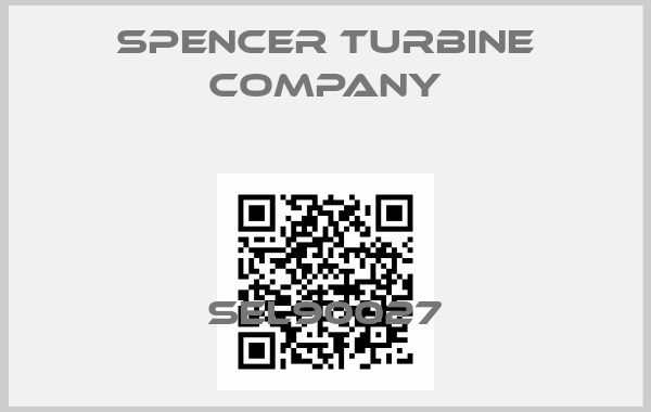 SPENCER TURBINE COMPANY-SEL90027