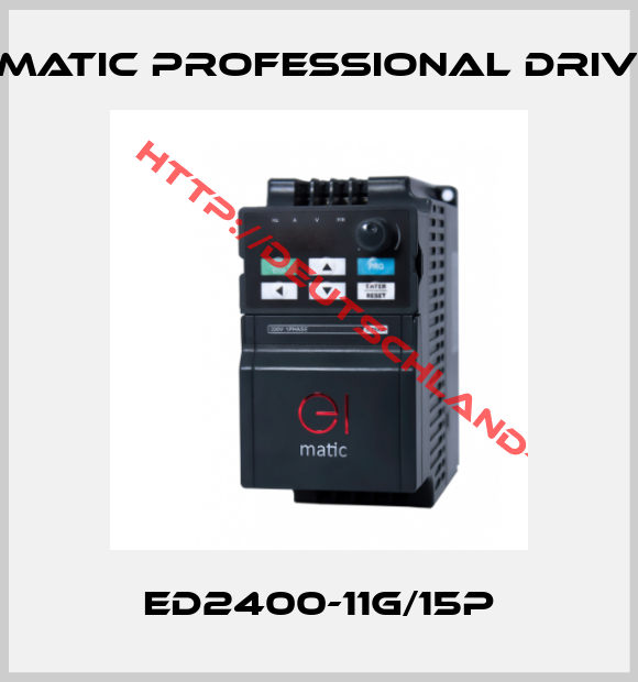 Elmatic Professional Drives-ED2400-11G/15P
