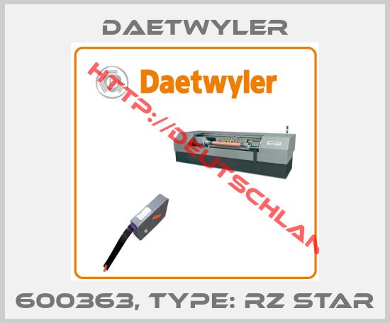 Daetwyler-600363, Type: Rz Star