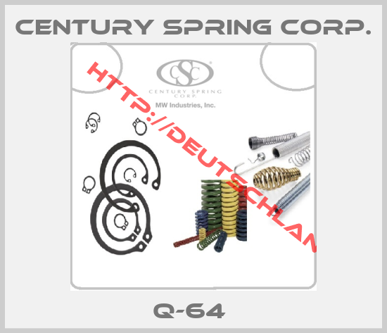 Century Spring Corp.-Q-64 