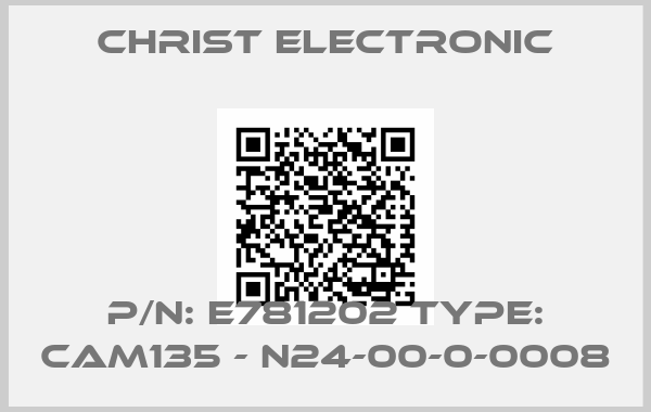 Christ Electronic-P/N: E781202 Type: CAM135 - N24-00-0-0008