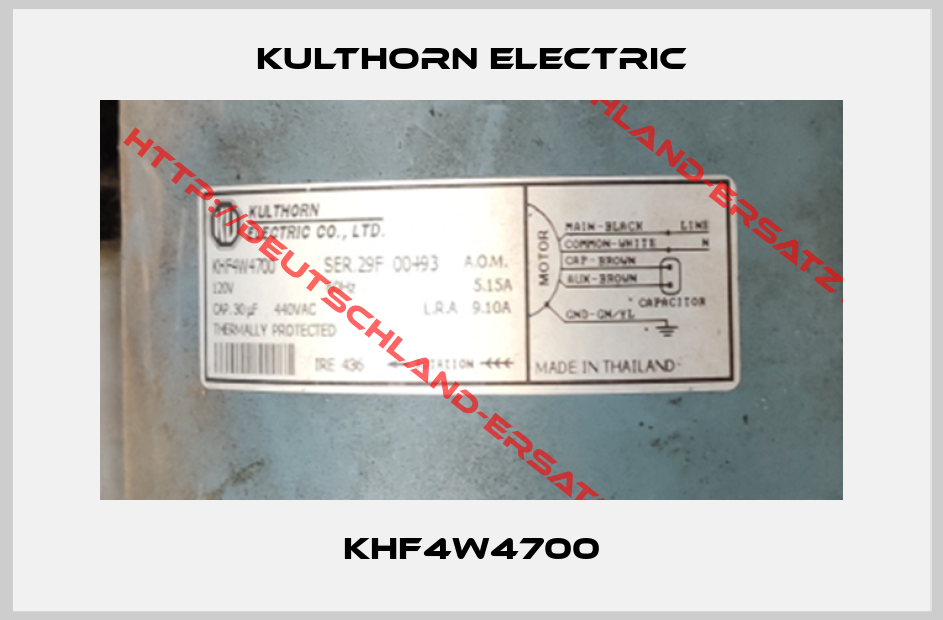 Kulthorn Electric-KHF4W4700