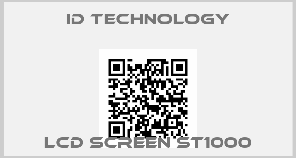 id Technology-LCD SCREEN ST1000