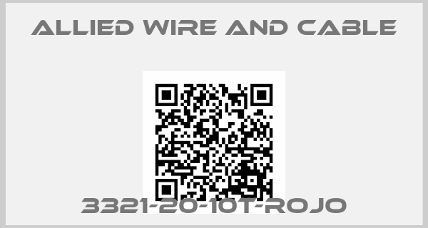 Allied Wire and Cable-3321-20-10T-ROJO
