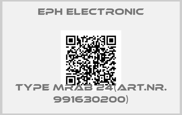 EPH Electronic-Type MRAB 24(Art.Nr. 991630200)