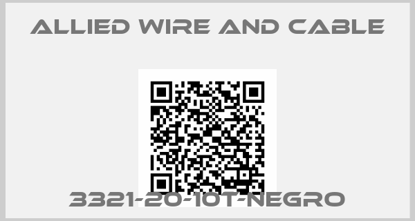 Allied Wire and Cable-3321-20-10T-NEGRO