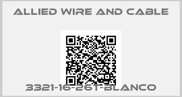 Allied Wire and Cable-3321-16-26T-BLANCO