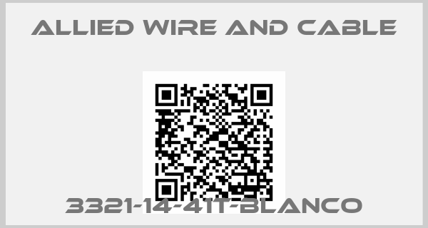 Allied Wire and Cable-3321-14-41T-BLANCO