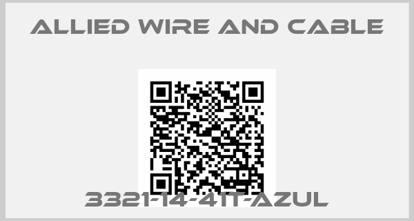 Allied Wire and Cable-3321-14-41T-AZUL