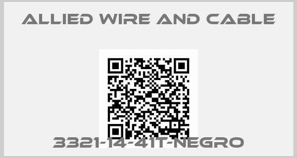 Allied Wire and Cable-3321-14-41T-NEGRO