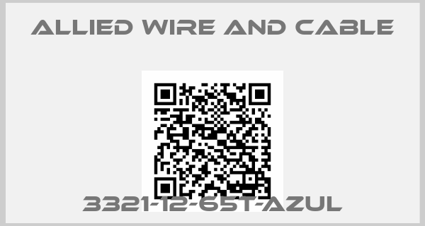 Allied Wire and Cable-3321-12-65T-AZUL