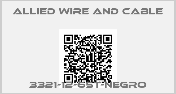 Allied Wire and Cable-3321-12-65T-NEGRO