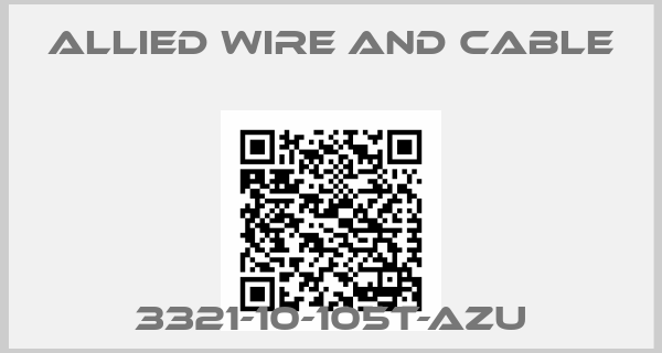 Allied Wire and Cable-3321-10-105T-AZU