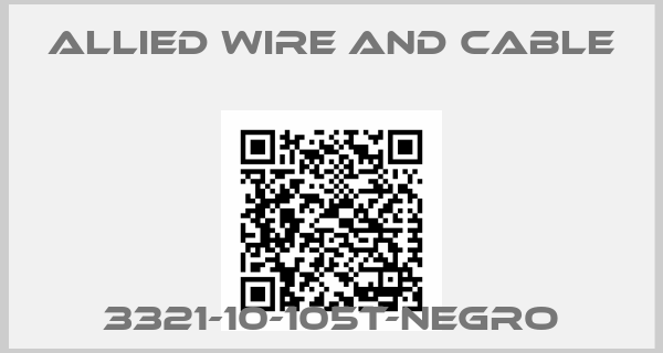 Allied Wire and Cable-3321-10-105T-NEGRO