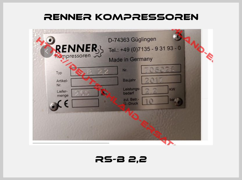 Renner Kompressoren-RS-B 2,2