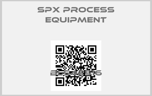 SPX PROCESS EQUIPMENT-BL542516