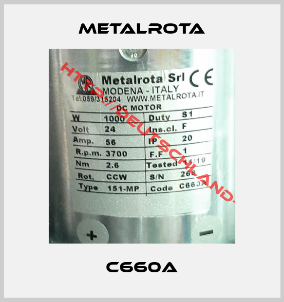 Metalrota-C660A