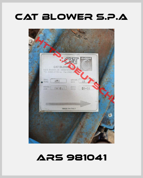 CAT BLOWER S.P.A-ARS 981041