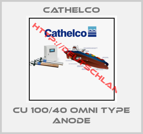 Cathelco-Cu 100/40 OMNI TYPE ANODE