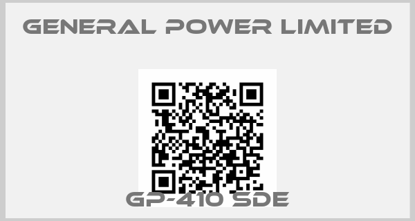 General Power Limited-GP-410 SDE