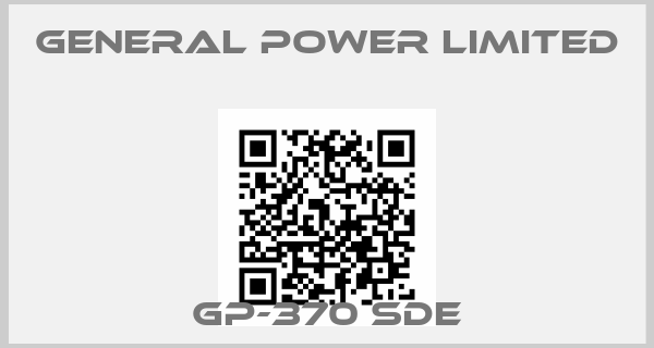 General Power Limited-GP-370 SDE