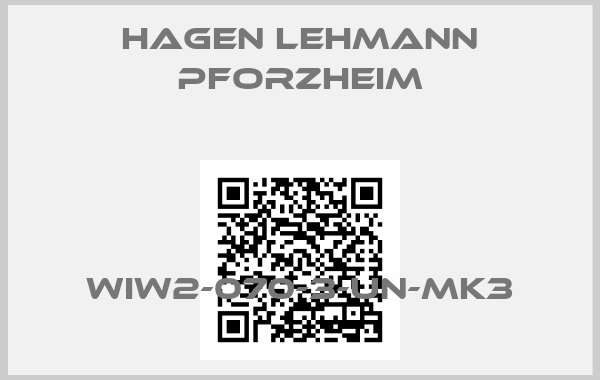 HAGEN LEHMANN PFORZHEIM-WIW2-070-3-UN-MK3