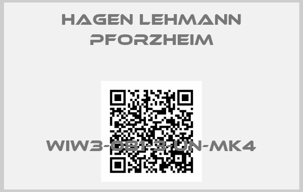 HAGEN LEHMANN PFORZHEIM-WIW3-081-3-UN-MK4