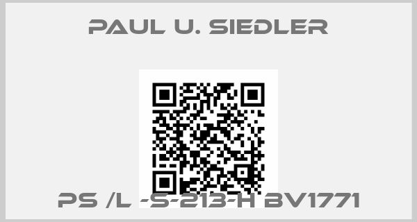 Paul u. Siedler-PS /L -S-213-H BV1771