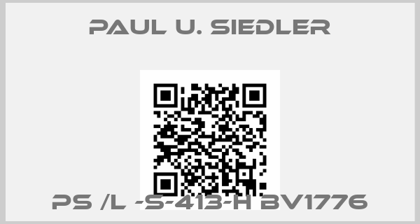 Paul u. Siedler-PS /L -S-413-H BV1776
