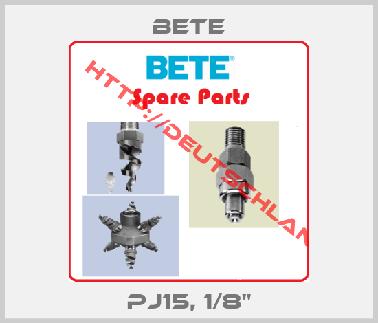 Bete-PJ15, 1/8"